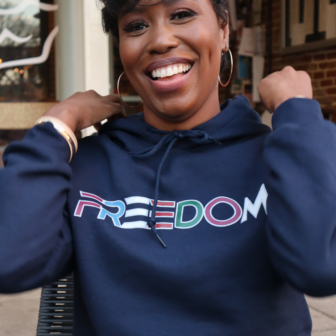 FREEDOM HOODIE (NAVY BLUE)