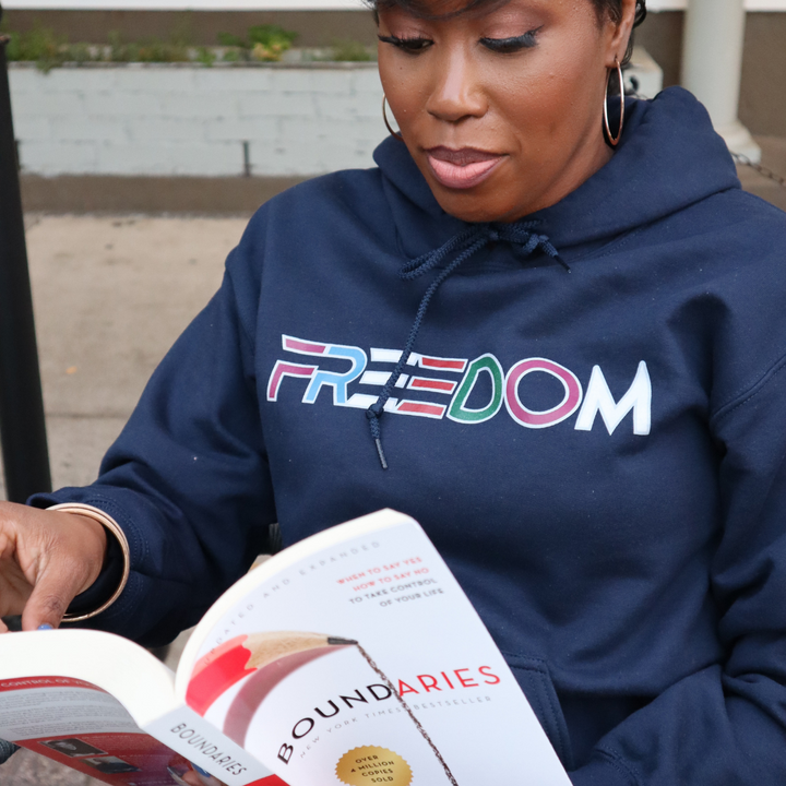 FREEDOM HOODIE (NAVY BLUE)