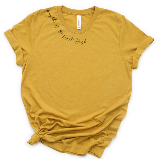 Daughter of The Most High T-Shirt (Mustard)