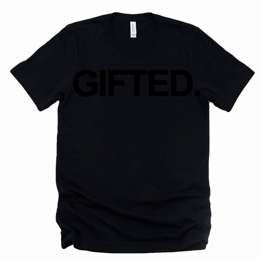 GIFTED. T-Shirt (BLACK)